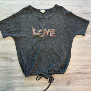 Lavish Gray Knit Sweater